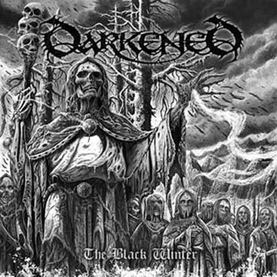 Cover for Darkened · The Black Winter (LP) (2023)