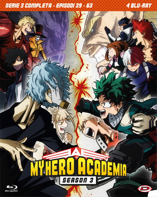 Cover for My Hero Academia · Stagione 03 The Complete Series (Eps 39-63) (4 Blu-Ray) (Blu-Ray) [Ltd edition] (2021)