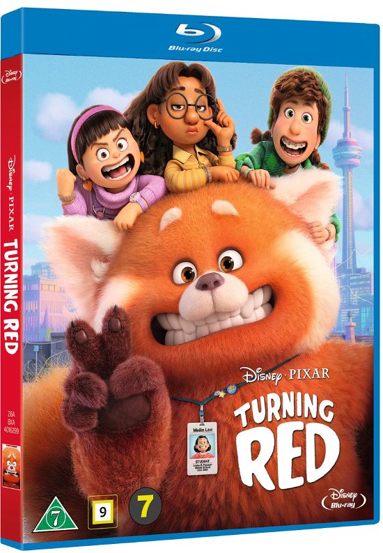 Cover for Turning Red (Rød) (Blu-ray) (2022)