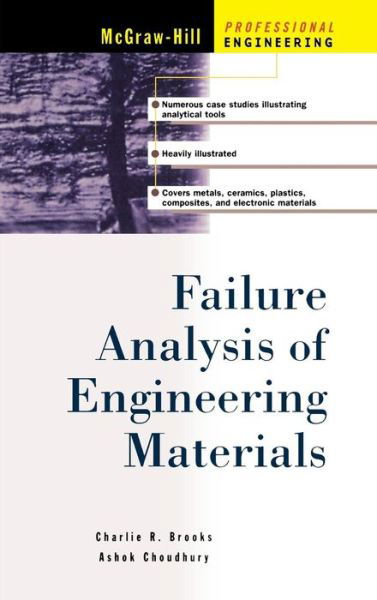 Cover for Charles Brooks · Failure Analysis of Engineering Materials (Inbunden Bok) [Ed edition] (2001)