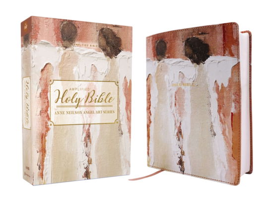 Amplified Holy Bible, Anne Neilson Angel Art Series, Leathersoft, Blush -  - Książki - Zondervan - 9780310461586 - 1 października 2024