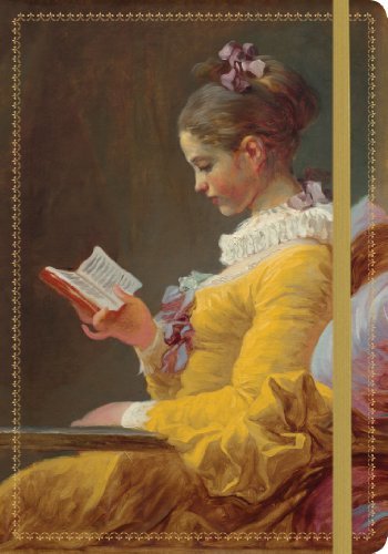 Gilded Jrnl NGA Fragonard Young Girl Reading - Gilded Journal - Galison - Kirjat - Galison - 9780735341586 - keskiviikko 1. lokakuuta 2014