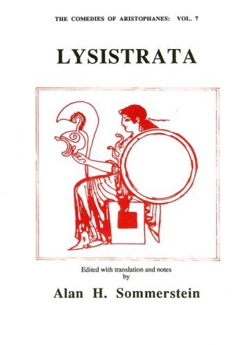 Cover for Aristophanes · Aristophanes: Lysistrata - Aris &amp; Phillips Classical Texts (Paperback Book) [2 Revised edition] (1998)