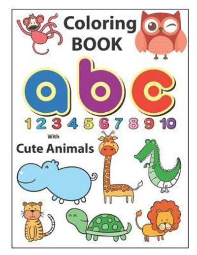 Cover for Krissmile · Coloring Book ABC with Cute Animals (Paperback Book) (2019)