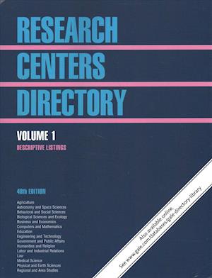 Cover for Gale Research Inc · Research Centers Directory (Paperback Book) (2018)