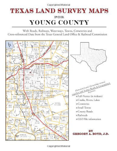 Cover for Gregory a Boyd J.d. · Texas Land Survey Maps for Young County (Paperback Book) (2010)