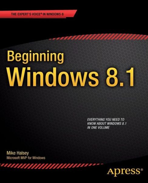 Cover for Mike Halsey · Beginning Windows 8.1 (Taschenbuch) [1st edition] (2013)
