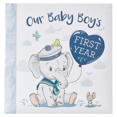 Cover for Christian Art Gifts Inc · Memory Book Our Baby Boy's First Year (Hardcover Book) (2020)