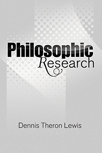 Cover for Dennis Theron Lewis · Philosophic Research (Paperback Book) (2010)