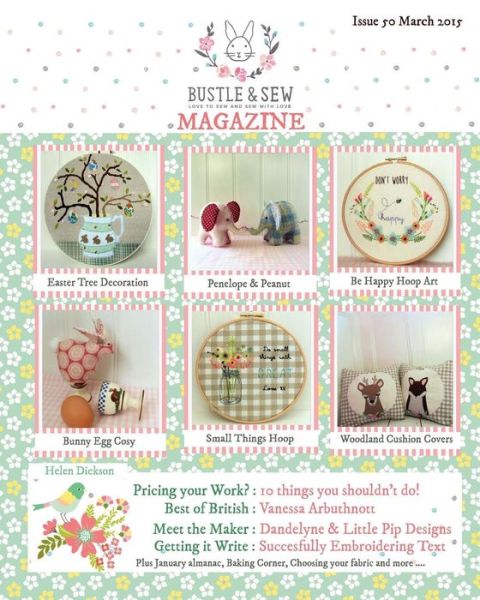 Bustle & Sew Magazine Issue 51: March 2015 - Helen Dickson - Livres - Createspace - 9781508643586 - 26 février 2015