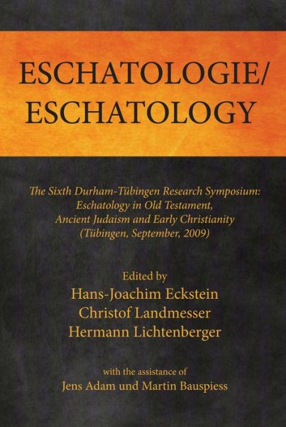 Cover for Eschatologie Eschatology (Paperback Book) (2018)