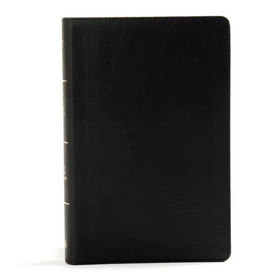 Cover for Holman Bible Staff Holman Bible Staff · KJV Large Print Personal Size Reference Bible, Black Leathertouch Indexed (Läderbok) (2019)