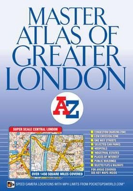Cover for Geographers' A-Z Map Company · London Master Atlas (Paperback Book) [17 Revised edition] (2019)