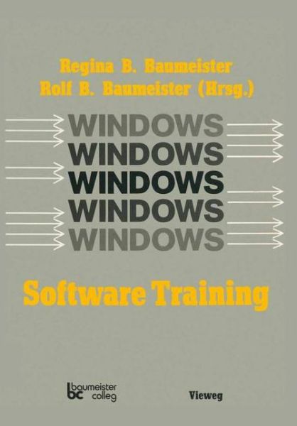 Cover for Achim Kolacki · Windows Software Training (Paperback Book) [German, 1987 edition] (1987)