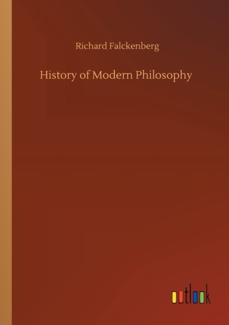 Cover for Richard Falckenberg · History of Modern Philosophy (Paperback Bog) (2020)