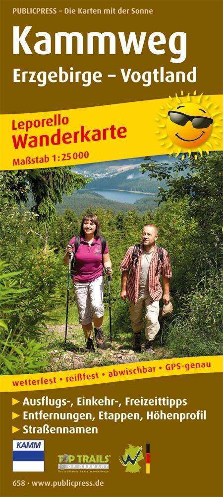 Cover for Publicpress · Ridgeway, hiking map 1:25,000 (Kort) (2018)