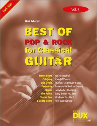 Cover for Beat Scherler · Best of Pop &amp; Rock for Classical Guitar Vol. 7 (Bog) (2007)