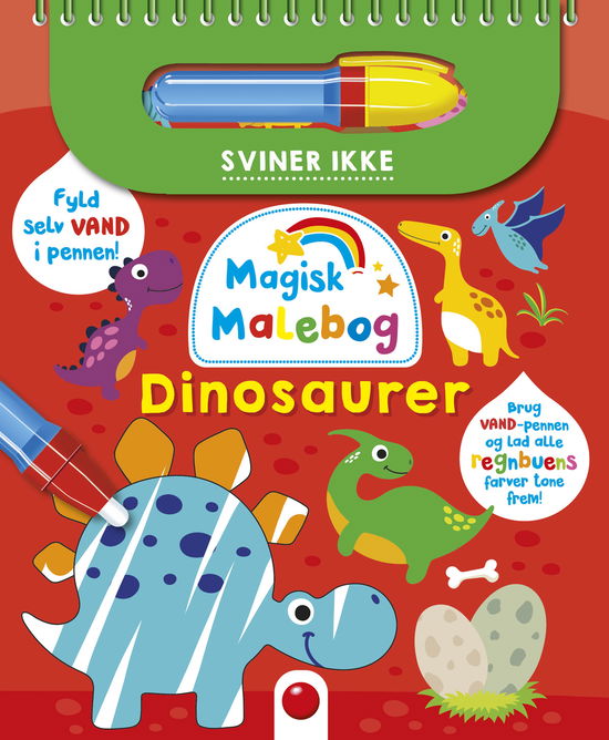 Magisk malebog: Magisk malebog: Dinosaurer (Spiralbok) [1:a utgåva] (2022)