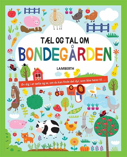 Cover for Lena Lamberth · Tæl og tal om: Tæl og tal om - Bondegården (Innbunden bok) [1. utgave] (2020)