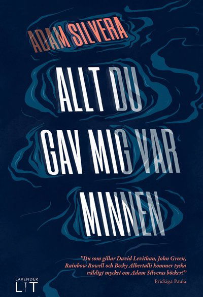 Cover for Adam Silvera · Allt du gav mig var minnen (Landkart) (2019)