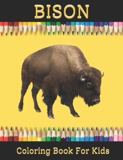Cover for Kaddie Sowle · Bison Coloring book for Kids: Bison Coloring Book for Boys and Girls of All Ages (Pocketbok) (2021)