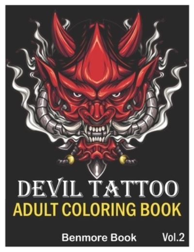 Cover for Benmore Book · Devil Tattoo Adult Coloring Book (Paperback Book) (2020)