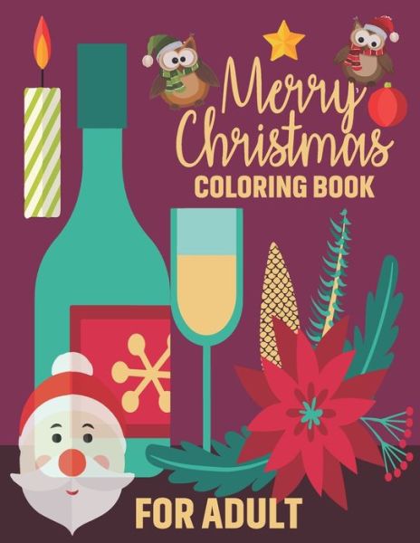 Cover for Rainbow Publishing · Merry Christmas Coloring Book For Adult (Paperback Book) (2020)