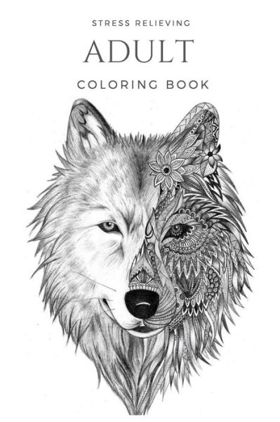 Cover for Nezerdaa Arts · Stress-Relieving Adult Coloring Book (Taschenbuch) (2020)