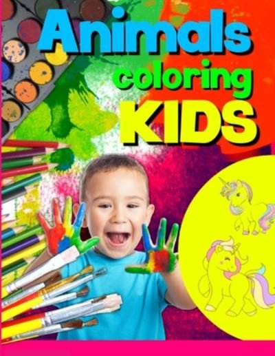 Cover for Thanasorn Tongmakkul · Animals coloring kids (Pocketbok) (2020)