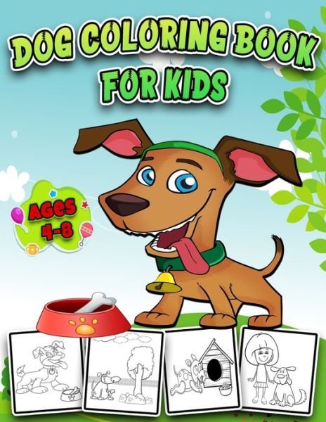Cover for Sdk Coloring Book · Dogs Coloring book for kids Ages 4-8 (Paperback Book) (2020)