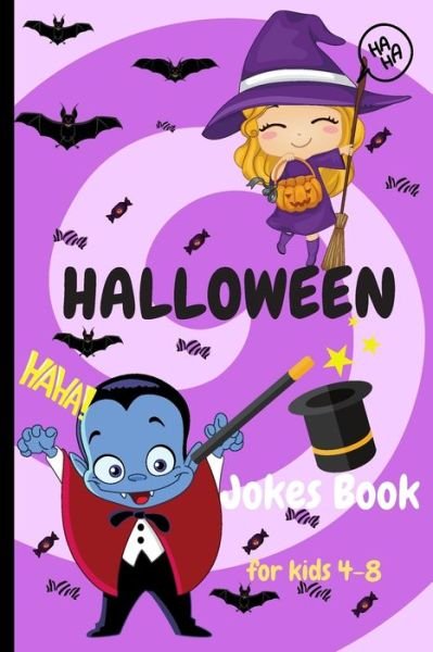 Cover for Joke Laugh Life Love · Halloween Jokes Book for kids 4-8 (Paperback Bog) (2020)