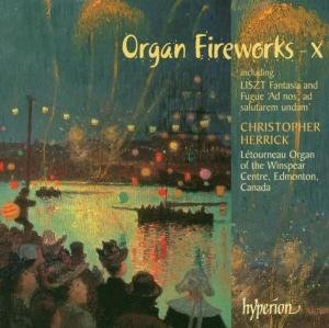 Cover for ChristopherHerrick-OrganFireworksX (CD) (2004)