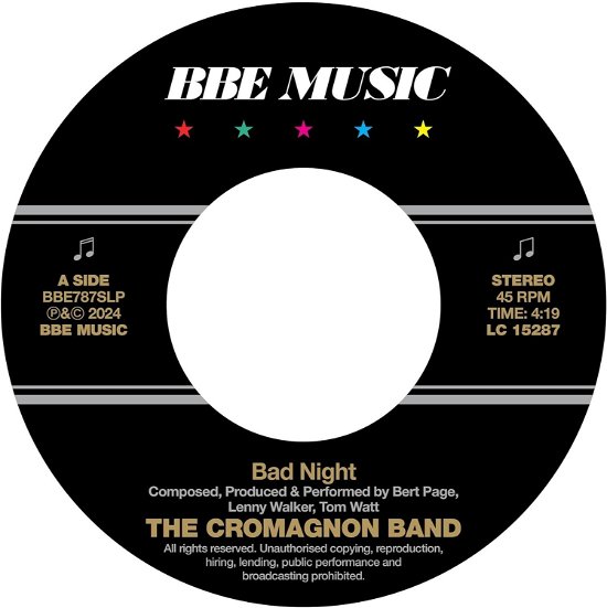 Cromagnon Band · Bad Night / Quadrant (7") (2024)