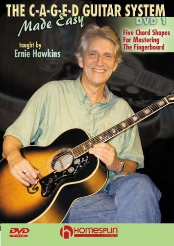 Cover for Ernie Hawkins · Caged Guitar System Made Easy: Five Chord Shapes (DVD) (2006)