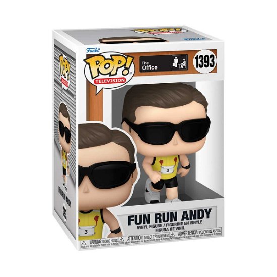 The Office- Fun Run Andy - Funko Pop! Television: - Merchandise - Funko - 0889698657587 - October 11, 2023