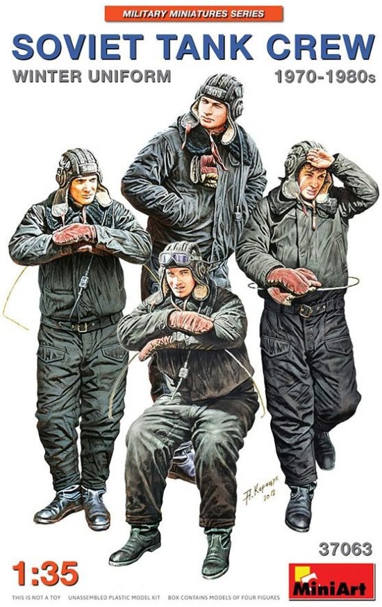 Cover for Miniart · Soviet Tank Crew 1970-80 Winter Uniform 1:35 (Toys)