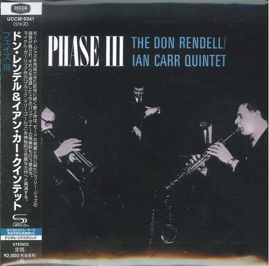 Cover for Rendell,don / Carr,ian · Phase 3 (CD) [Limited edition] (2019)