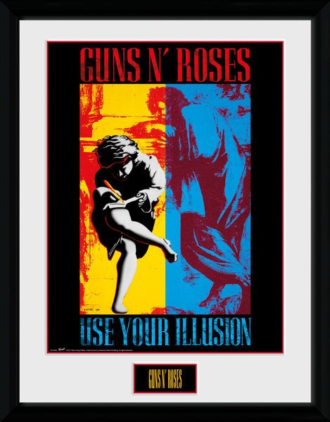 Guns N' Roses: Illusion (Stampa In Cornice 30x40cm) - Guns N' Roses - Merchandise -  - 5028486384587 - 