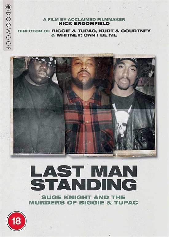 Cover for Last Man Standing Suge Big 2pac · Last Man Standing - Suge Knight And The Murders Of Biggie and Tupac (DVD) (2021)