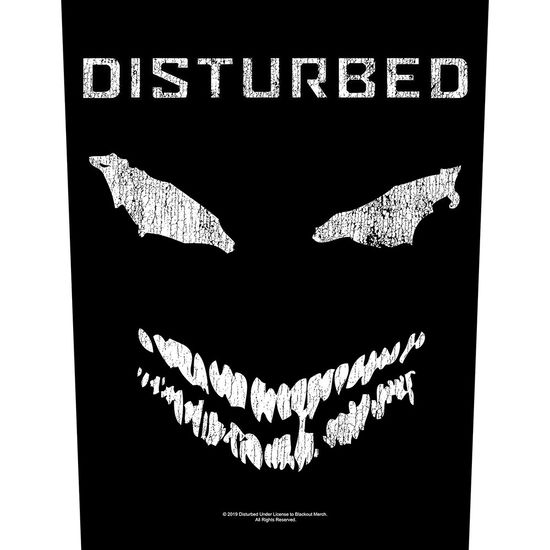 Disturbed Back Patch: Face - Disturbed - Fanituote - PHD - 5055339796587 - maanantai 10. helmikuuta 2020