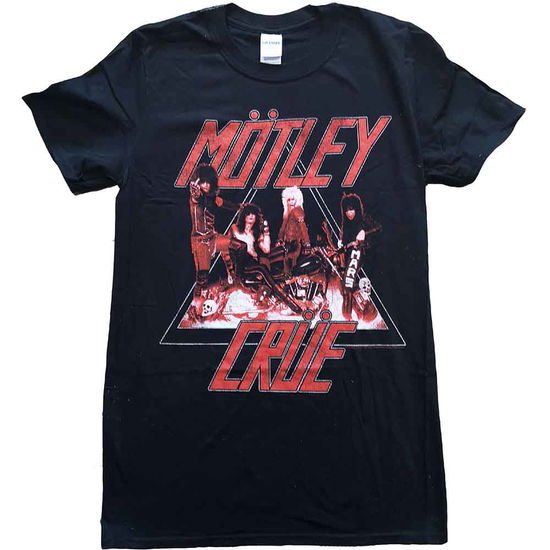 Motley Crue Unisex T-Shirt: Too Fast Cycle - Mötley Crüe - Fanituote - MERCHANDISE - 5056170673587 - maanantai 12. elokuuta 2019