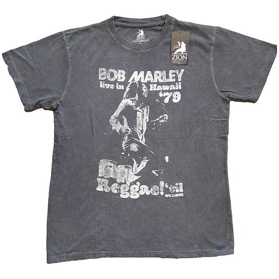 Bob Marley Unisex T-Shirt: Hawaii (Wash Collection) - Bob Marley - Merchandise -  - 5056561020587 - 