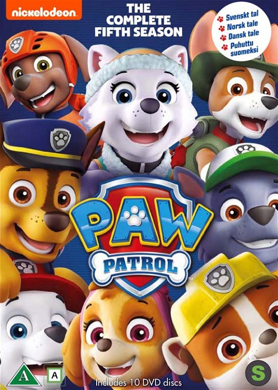 Cover for Paw Patrol · Paw Patrol - Sæson 5 (DVD) (2021)
