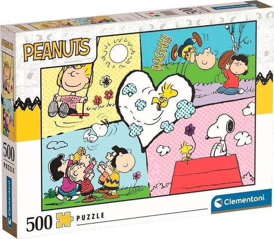 Cover for Peanuts: Clementoni · Puzzle Made In Italy 500 Pz (MERCH)