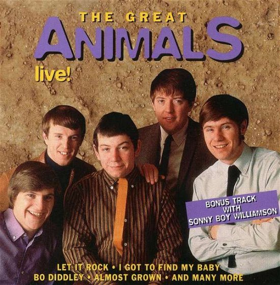 Cover for The Animals · The Great Live 1963 (CD)