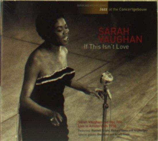 Cover for Sarah Vaughan · If This Isn't Love (CD) (2013)