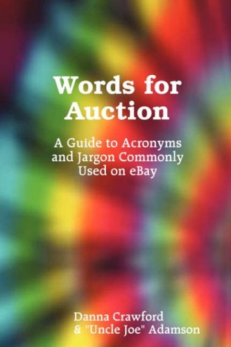 Cover for Uncle Joe&quot; Adamson · Words for Auction (Paperback Bog) (2008)
