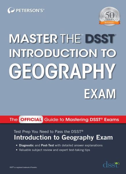 Cover for Peterson's · Master the DSST Introduction to Geography Exam (Paperback Book) (2021)