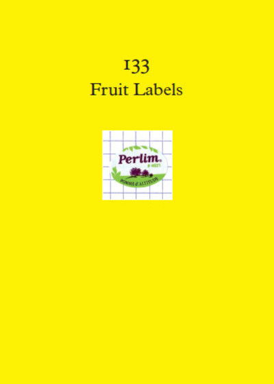 Cover for Erica Van Horn · Erica Van Horn: 133 Fruit Labels (Paperback Book) (2018)