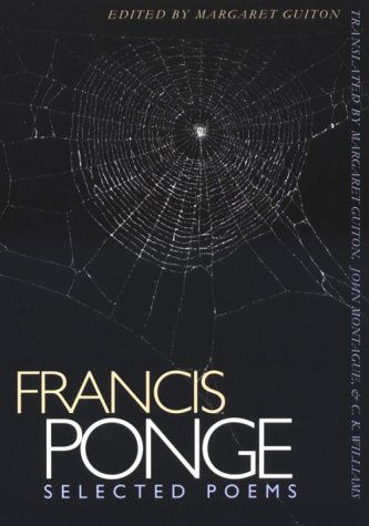 Cover for Francis Ponge · Selected Poems | Francis Ponge (Paperback Book) (1994)